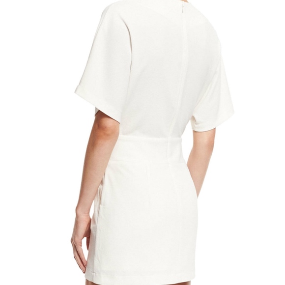 Halston Heritage Short Dolman-Sleeve V-Neck Dress - Picture 2 of 7